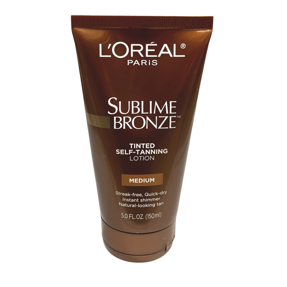 L'Oreal Paris Sublime Bronze Tinted Self-Tanning Lotion Medium 5.0 fl oz 150ml